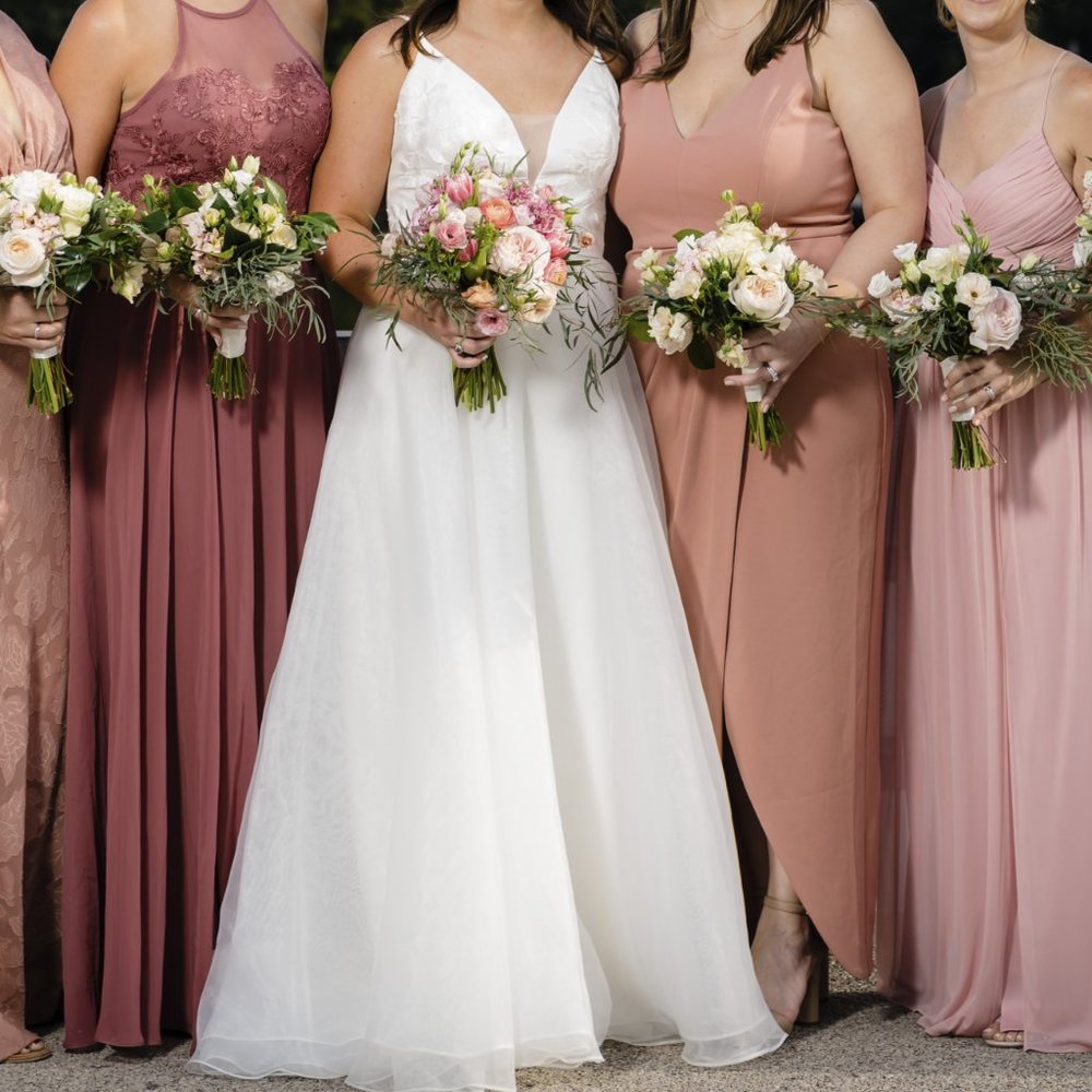 Jenny Yoo Lorelei Wedding Dress with Custom Lace - Picture 2 of 6